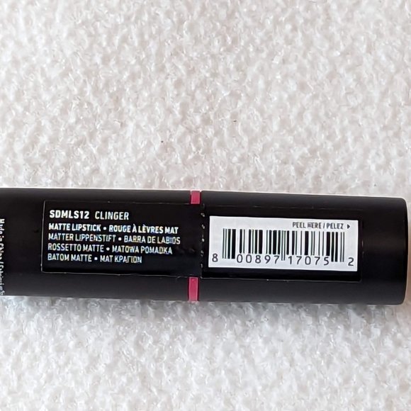 Suede Matte Lipstick CLINGER (Hot Pink) Lightweight Vegan NYX - Picture 9 of 12
